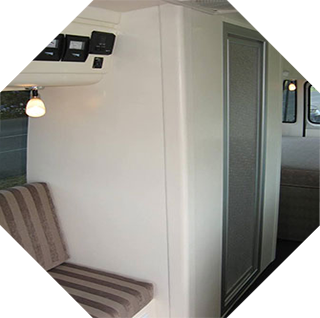Image of Completed Motorhome Shower